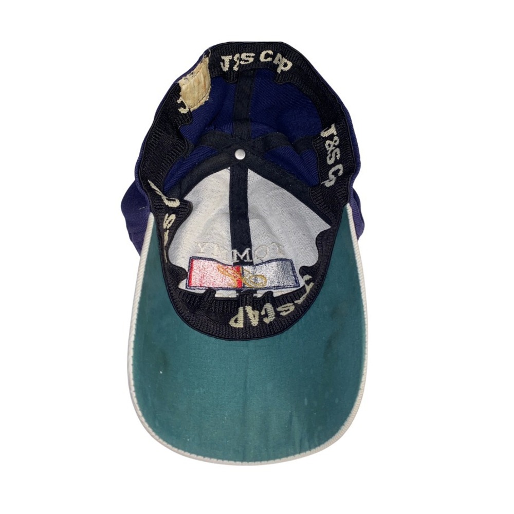 Tommy Sports 2001 Vintage Navy Blue Baseball Cap Hat Kanji Embroidery H Crest - Picture 6 of 6